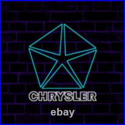 Chrysler Vintage Car Logo Neon Sign 24x20 Light Man Cave Display Wall Decor Chrysler Vintage Car Logo Neon Sign 24x20 Light Man Cave Display Wall Decor