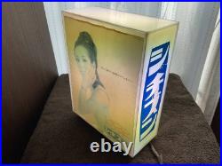 Citizen Crystal Seven Vintage Neon Sign 34x26cm Plastic Used Illuminated Citizen Crystal Seven Vintage Neon Sign 34x26cm Plastic Used Illuminated