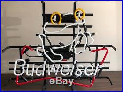 Classic Vintage Antique LARGE Budweiser Frog Neon Bar Sign 24 X 21 Needs Fix