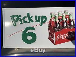 Coca Cola Metal Sign Coke Vintage Style Bottle Button Garage Gas Country Store