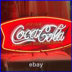 Coca-Cola Neon Light Retro Sign Collectible rare Vintage Used