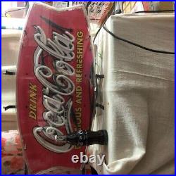 Coca-Cola Neon Light Retro Sign Collectible rare Vintage Used