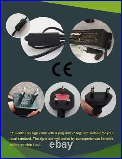 Cold Beer Open Neon Sign 24x15 Lamp Restaurant Bar Pub Workshop Vintage Decor