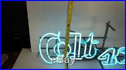 Colt 45 Neon Beer Sign Working Vintage