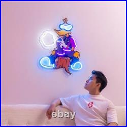 Cool Duck LED Neon Sign 26x24 Light Pop Art Vintage Kids Bedroom Wall Decor