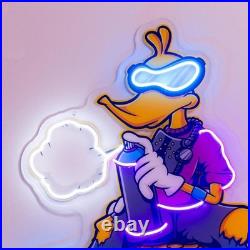 Cool Duck LED Neon Sign 26x24 Light Pop Art Vintage Kids Bedroom Wall Decor