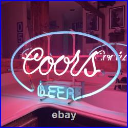 Coors Beer Neon Sign Everbrite Vintage 24 x 14 1978