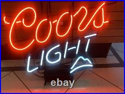 Coors Light Neon Brand New In Box vintage lighted beer signs breweriana