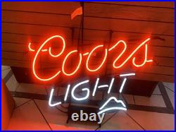Coors Light Neon Brand New In Box vintage lighted beer signs breweriana