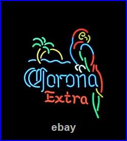 Corona Extra Parrot Vintage Neon Sign Light Boutique Bistro Restaurant Decor