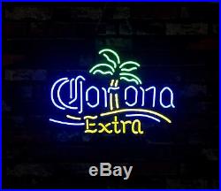 Corona Palm Tree Extra Neon Sign Vintage Hand Craft Decor Light Custom Lamp Gift