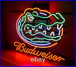 Crocodile Vintage Artwork Boutique Bar Pub Wall Decor Neon Sign Light