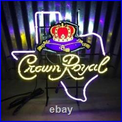 Crown Royal Decor Cave Bar Vintage Neon Sign Shop Acrylic Printed