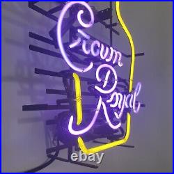 Crown Royal Neon Sign 1998 Vintage Bar Decor Whiskey Light Rare Collectible
