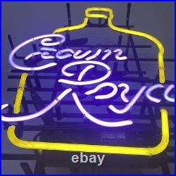 Crown Royal Neon Sign 1998 Vintage Bar Decor Whiskey Light Rare Collectible