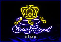 Crown Whiskey Neon Beer Sign Night Club Man Cave Canteen Vintage Style Store 17