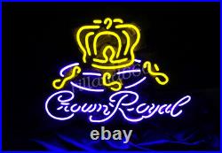 Crown Whiskey Vintage Style Neon Beer Sign Man Cave Eye-catching Artwork 24x20 Crown Whiskey Vintage Style Neon Beer Sign Man Cave Eye-catching Artwork 24x20