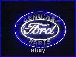 Custom 20 Vintage Style FORD LED NEON Sign with BLUE Light