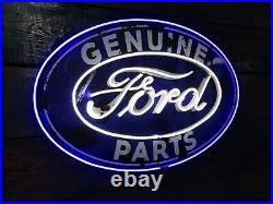 Custom 20 Vintage Style FORD LED NEON Sign with BLUE Light