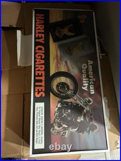 Custom Made Vintage Harley Davidson Cigarettes Light Up Sign