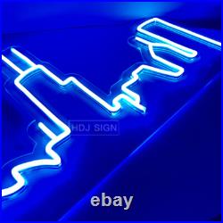 Custom Neon Sign Chicago City Skyline Vintage Neon Light For Wall Home Bar Decor