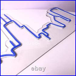 Custom Neon Sign Chicago City Skyline Vintage Neon Light For Wall Home Bar Decor