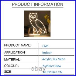 Custom Neon Signs OWL Vintage Neon Light LED Neon Sign For Room Home Wall Decor Custom Neon Signs OWL Vintage Neon Light LED Neon Sign For Room Home Wall Decor