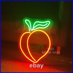 Custom Neon Signs Peach Vintage Night Light LED Neon Light Home Shop Wall Decor
