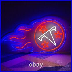 Custom Neon Signs Tennessee Titans Vintage Neon Light for Room Home Wall Decor