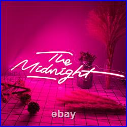 Custom Neon Signs The Midnight Vintage Neon Light Wall Sign Restaurant Bar Decor