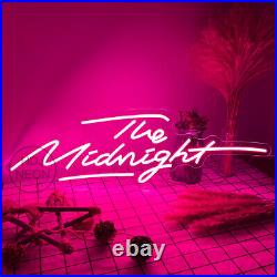 Custom Neon Signs The Midnight Vintage Neon Light Wall Sign Restaurant Bar Decor