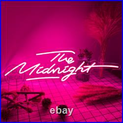 Custom Neon Signs The Midnight Vintage Neon Light Wall Sign Restaurant Bar Decor