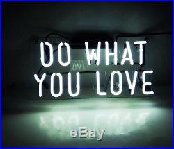 DO WHAT YOU LOVE Beer Bar Club Neon Sign Light Party Artwork Vintage Party