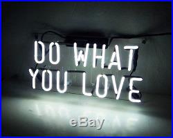 DO WHAT YOU LOVE Beer Bar Club Neon Sign Light Party Artwork Vintage Party