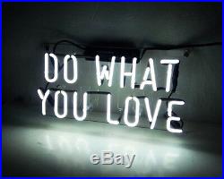 DO WHAT YOU LOVE Neon Sign Light Party Artwork Vintage Party Beer Bar Club