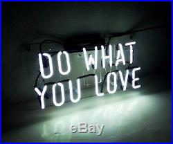 DO WHAT YOU LOVE Neon Sign Light Party Artwork Vintage Party Beer Bar Club