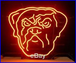 Dog Real Vintage Neon Light Sports Team Sign Home Bar Collectible Sign 24X20