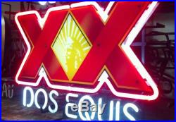 Dos Equis XX Neon bar Sign beer light mancave vintage