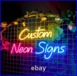 Eat Pie Kill Demons Handmade Neon Light Sign Vintage Shop DecorHanging 19x15
