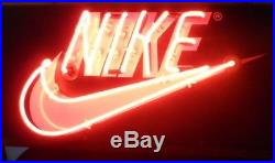 Epic Original Nike Sneaker Neon Insegna Vintage Store Point Of Sale Sign