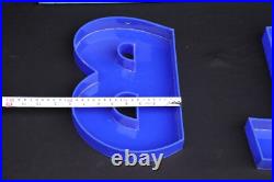 Esso Blue Vintage Petrol Station Neon Sign Original Acrylic Letters Iron Fitting Esso Blue Vintage Petrol Station Neon Sign Original Acrylic Letters Iron Fitting