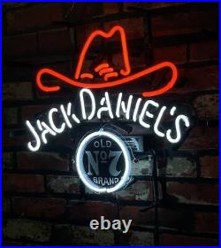 Expedited Shipping Jk Dniel's t Vintage Wall Pub Neon Sign Light 17''x14'