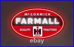 Farmall McCormick IH 22 LOGO Neon Sign 20x12 Light Man Cave Vintage Wall Deoor Farmall McCormick IH 22 LOGO Neon Sign 20x12 Light Man Cave Vintage Wall Deoor