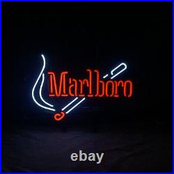 Fire Cigarette Neon Light Sign Vintage Style For Apartment Bar Shop Window Wall