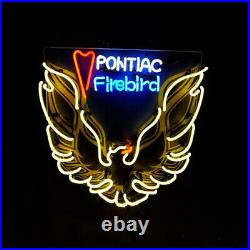 Firebird Auto Car Real Neon Sign Light Wall Room Cave Decor Vintage Style19x19