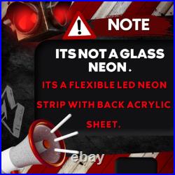 Follow Me Flex Neon Sign 26x7 Light Man Cave Display Vintage Wall Decor