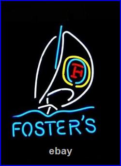 Foster's Sailboat Vintage Neon Light Sign Cave Decor Light 17