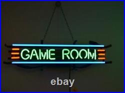 Game Room Artwork Vintage Display Cave Neon Sign Glass