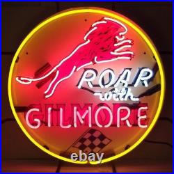 Gilmore Gasoline Vintage Look Mancave Decor Indoor Neon Light Neon Sign 24x24