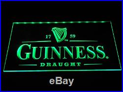 Guinness Vintage LED Neon Sign with On/Off Switch 7 Colors to choose